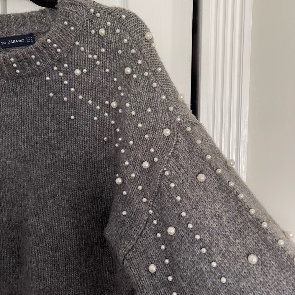 Zara Cropped Sweater - Picture 3 of 4